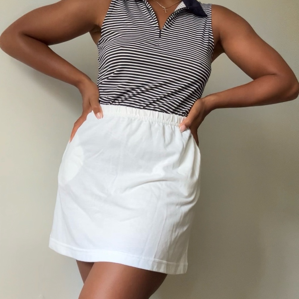 Vintage Wimbledon Cotton Tennis Skirt